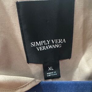 Simply Vera Vera Wang Tan Trench Coat